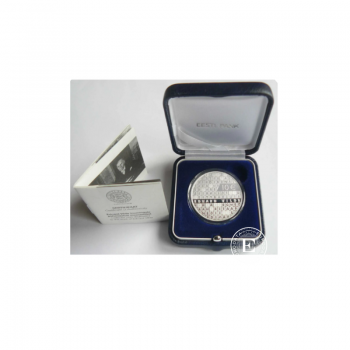 10 Eur (28.28 g) pièce d'argent PROOF Eduard Vilde, Estonie 2015