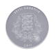 10 Eur (28.28 g) sidabrinė PROOF moneta Eduard Vilde, Estija 2015