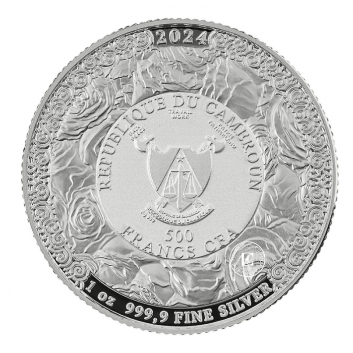 1 oz (31.10 g) srebrna moneta The Witcher Book Series - Blood of Elves, Kamerun 2024