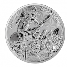 1 oz (31.10 g) pièce d'argent - Robin Hood, Cameroun 2024