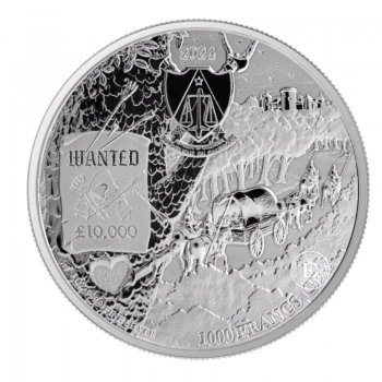 1 oz (31.10 g) sidabrinė moneta  - Robin Hood, Kamerūnas 2024