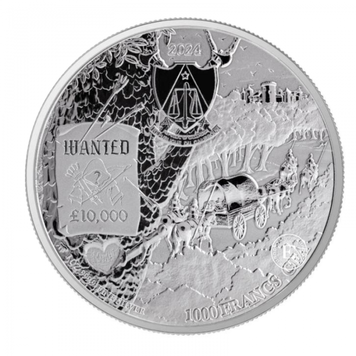 1 oz (31.10 g) silver coin  - Robin Hood, Cameroon 2024