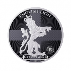 1 oz (31.10 g)  pièce d'argent  English Lion, Niue 2024