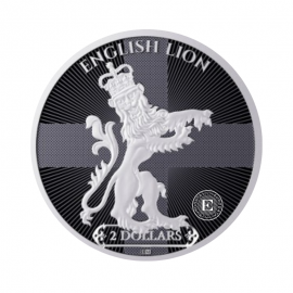 1 oz (31.10 g) Silbermünze English Lion, Niue 2024