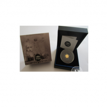 5 eurų (0.5 g) auksinė PROOF moneta Renaissance Era Europa, Prancūzija 2019