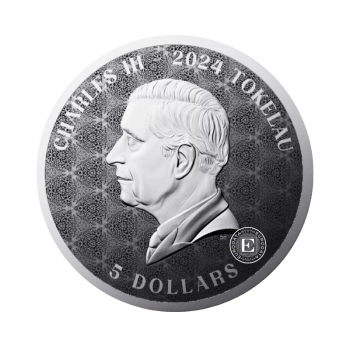 1 oz (31.10 g) sidabrinė moneta Equilibrium, Tokelau 2024