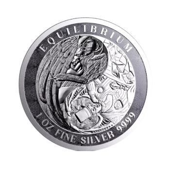 1 oz (31.10 g) sidabrinė moneta Equilibrium, Tokelau 2024