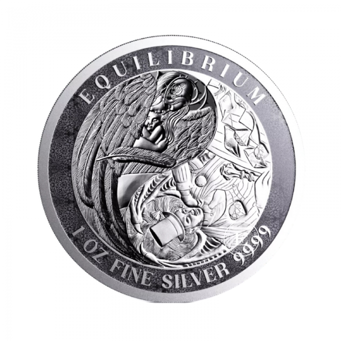 1 oz (31.10 g) silver coin Equilibrium, Tokelau 2024