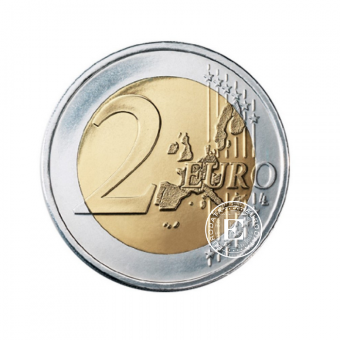 2 Eur Münze Der 35 Jahrestag des Erasmus Programms, Lettland 2022