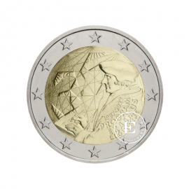 2 Eur Münze Der 35 Jahrestag des Erasmus Programms, Slowenien 2022