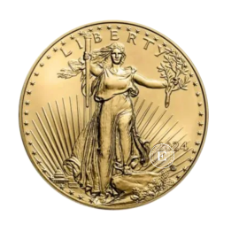 1 oz (31.10 g) złota moneta American Eagle, USA 2024