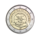 2 Eur coin on card European Year for Development, Belgium 2015 (FR version)