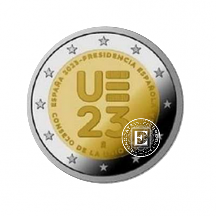 2 Eur moneta Pirmininkavimas ES Tarybai, Ispanija 2023