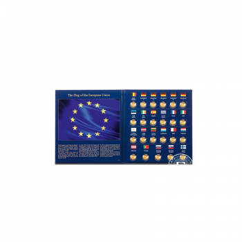 PRESSO 2 Eur monetų albumas - 30 metų ES vėliavai, Leuchtturm