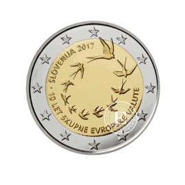 2 Eur coin Introduction of the EU, Slovenia 2017