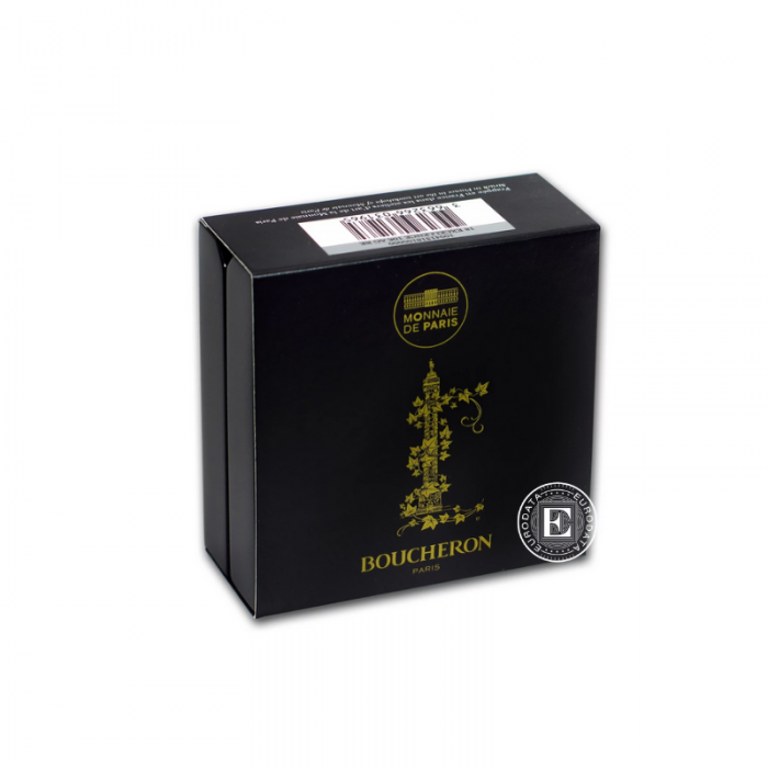 10 Eur (22.20 g) sidabrinė PROOF moneta Excellence - Boucheron, Prancūzija 2018 (su sertifikatu)