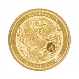 1/4 oz (7.78 g) złota moneta Phoenix, Niue 2024