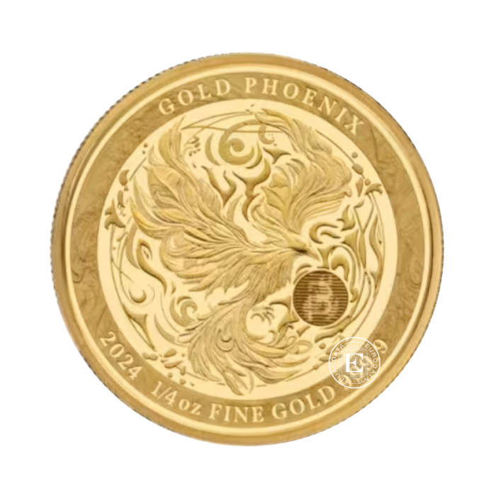 1/4 oz (7.78 g) złota moneta Phoenix, Niue 2024