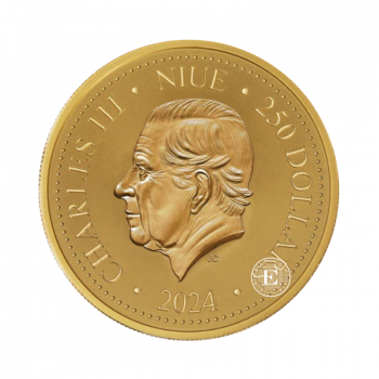 1 oz (31.10 g) auksinė moneta Feniksas, Niujė 2024