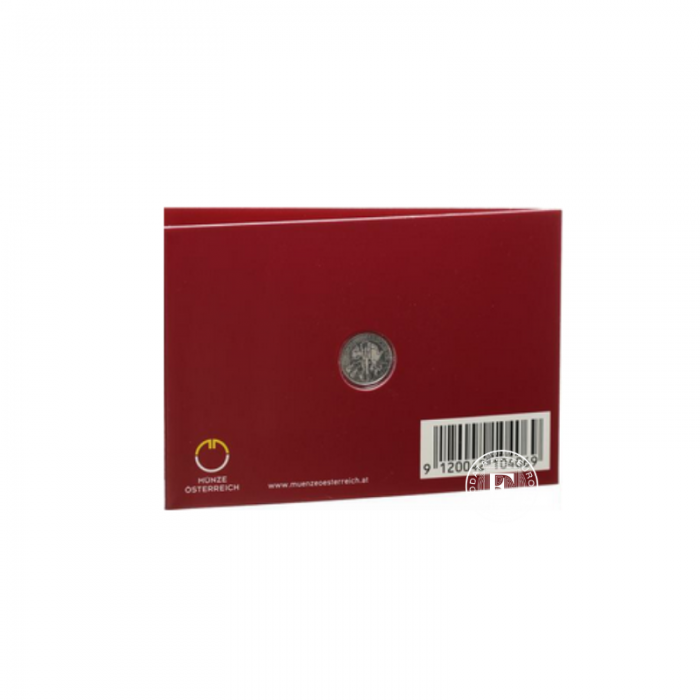 1/25 oz (1.24 g) platininė moneta kortelėje Vienos Filharmonija, Austrija 2021