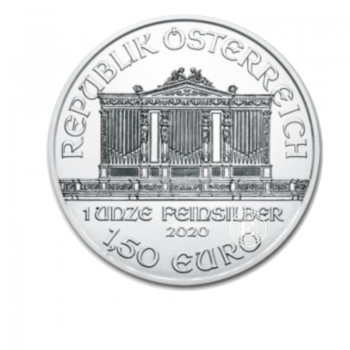 1 oz srebrna moneta Vienna Philharmonic, Austria 2020