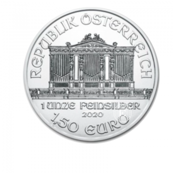 1 oz silbermünze Vienna Philharmonic, Austria 2020