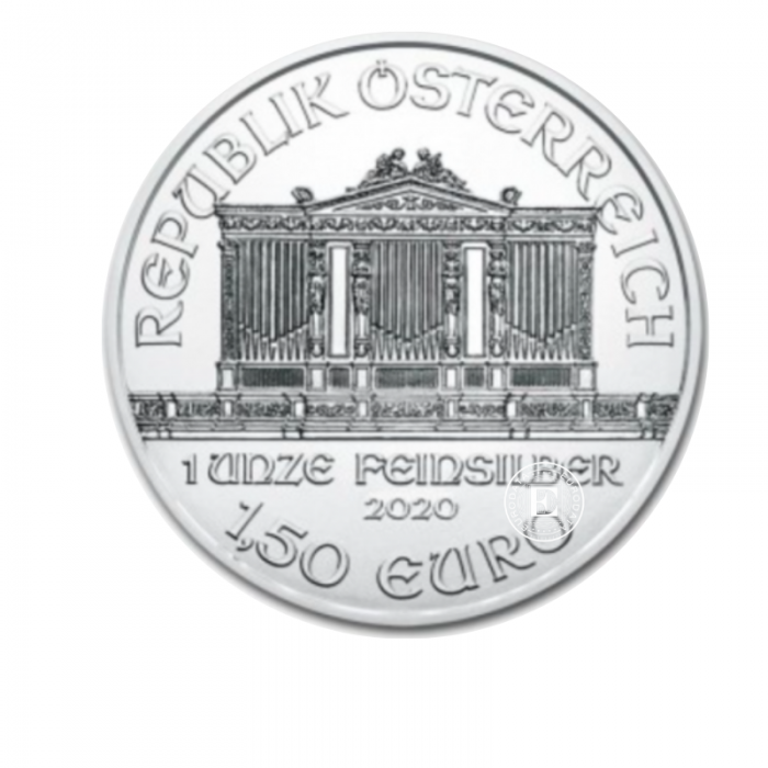 1 oz silbermünze Vienna Philharmonic, Austria 2020