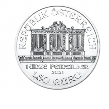 1 oz srebrna moneta Vienna Philharmonic, Austria 2021