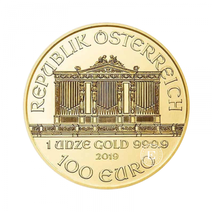1 oz (31.10 g)  goldmünze Vienna Philharmonic, Österreich (zufälliges Jahr) 