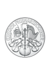 1 oz (31.10 g) sidabrinė moneta Vienos Filharmonija, Austrija (atsitiktiniai metai)