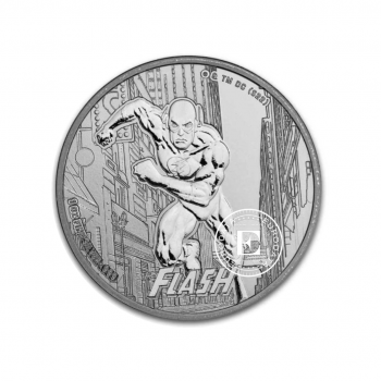 1 oz (31.10 g) sidabrinė moneta DC Comics Flash, Samoa 2023