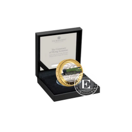 22.20 g srebrna kolorowa PROOF moneta The Flying Scotsman Wielka Brytania, 2023 (z certyfikatem)