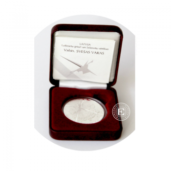 1 lato (31.47 g) sidabrinė PROOF moneta Foreign Rulers, Latvija 2007