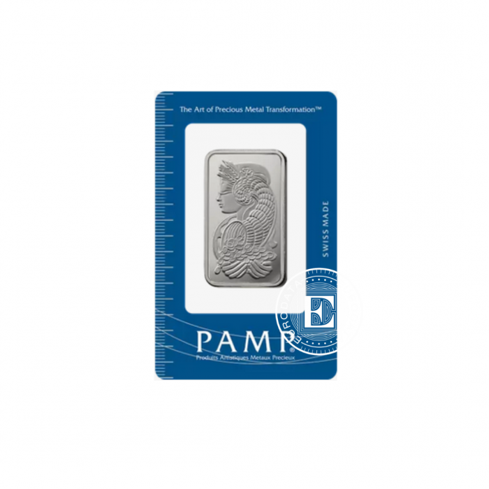 1 oz (31.10 g)  lingot de platine Fortuna PAMP 999.5