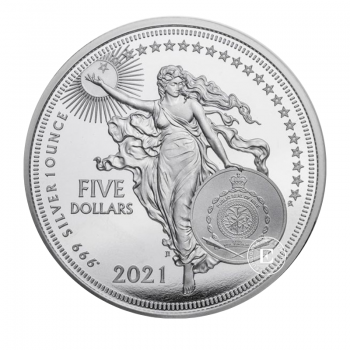 1 oz (31.10 g) sidabrinė moneta Icons Of Inspiration - Galileo, Niujė 2021