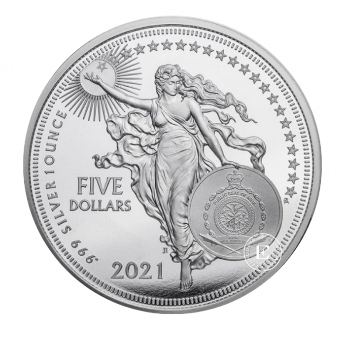 1 oz (31.10 g) pièce argent Icons Of Inspiration - Galileo, Niue 2021