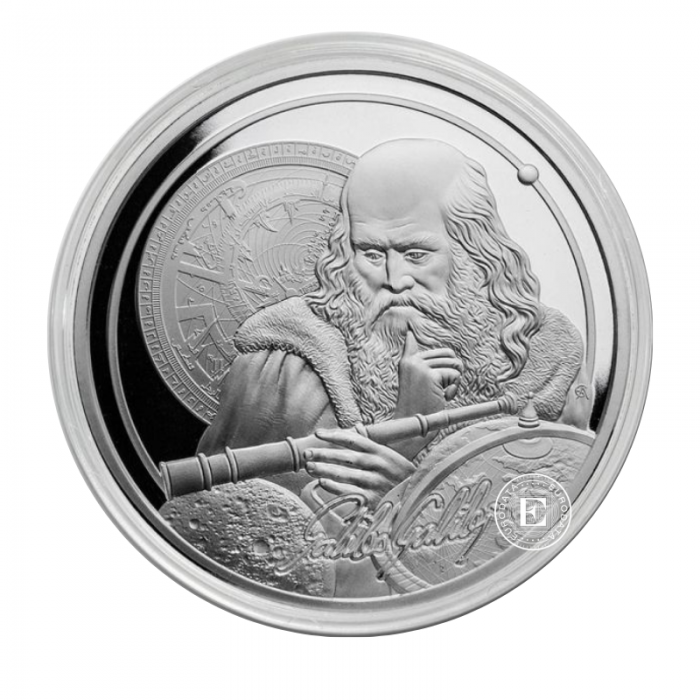 1 oz (31.10 g) pièce argent Icons Of Inspiration - Galileo, Niue 2021