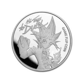 1 oz (31.10 g) sidabrinė moneta Žaidimo Flip Coin 25-oios metinės - YuGiO, Niujė 2023 