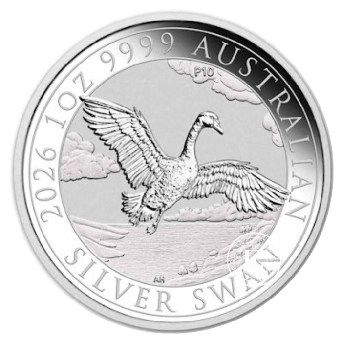 1 oz (31.10 g) sidabrinė moneta Australijos Gulbė, Australija 2026