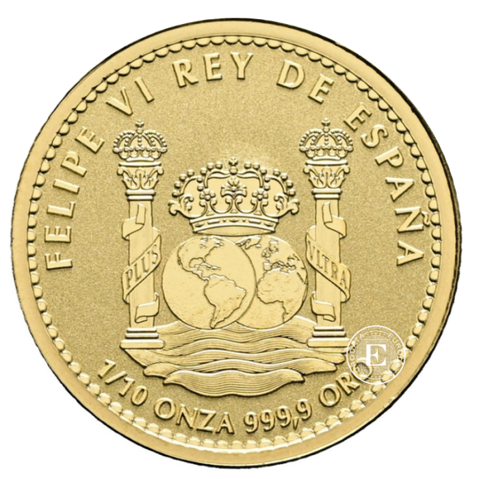 1/10 oz (3.11 g) auksinė moneta Rudasis lokys, Ispanija 2026