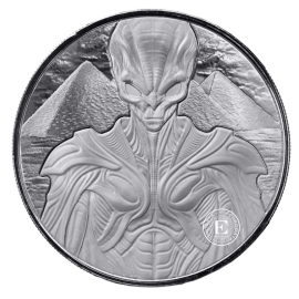 1 oz (31.10 g)  pièce d'argent  Alien, Samoa 2025