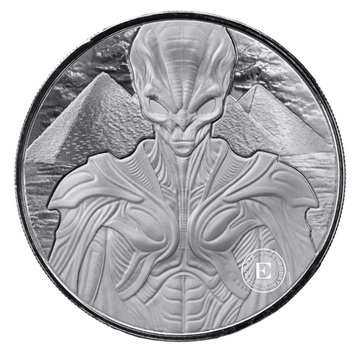 1 oz (31.10 g)  silbermünze Alien, Samoa 2025