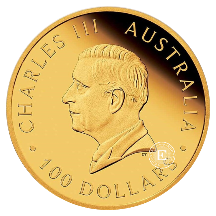 1 oz (31.10 g) auksinė PROOF moneta Australian Brumby, Australija 2025 (tiražas 150 vnt.)