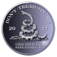 1 oz (31.10 g) titano moneta Don't Tread on Me, JAV 2027