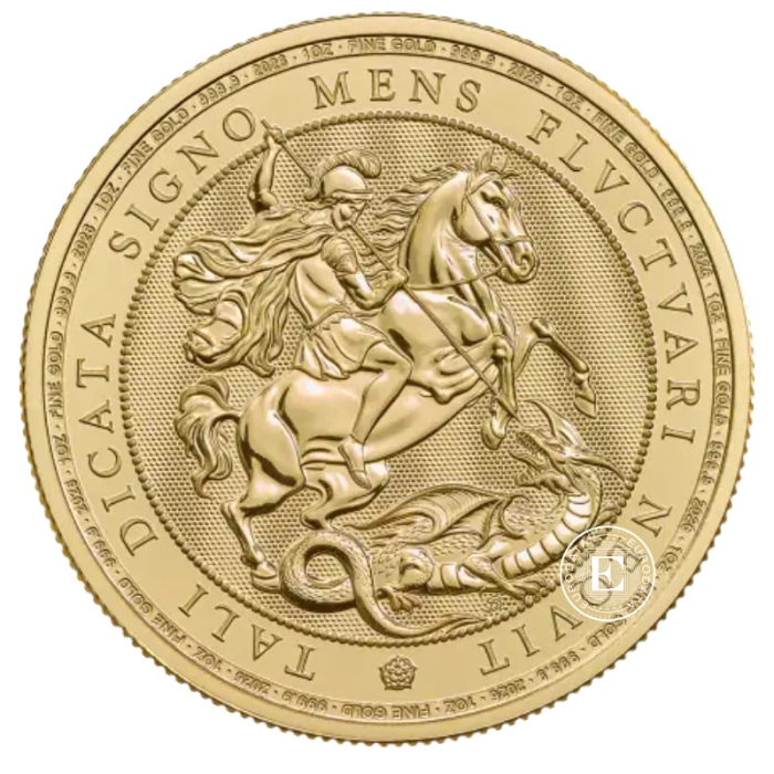 1 oz (31.10 g) Goldmünze St. George and the Dragon, Großbritannien 2026