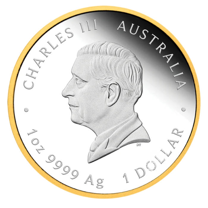 1 oz (31.10 g) silver colored  PROOF coin 175 Years of Gold Rush, Australia 2026 (with certificate) (gilted)