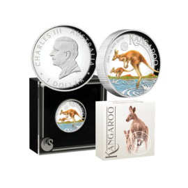 1 oz (31.10 g) srebrna PROOF moneta Kangaroo, Australia 2026