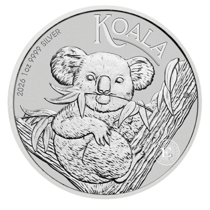 1 oz (31.10 g) sidabrinė moneta Koala, Australija 2026