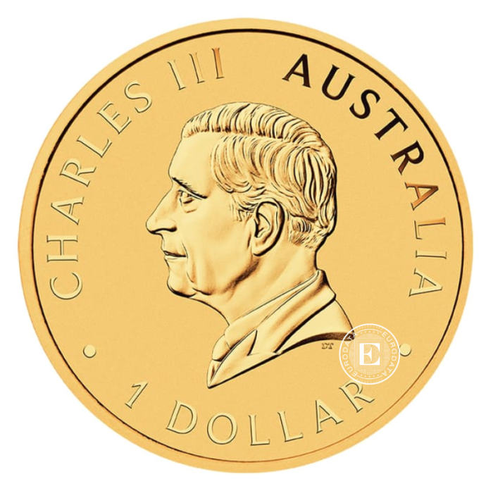 1 oz (31.10 g) sidabrinė PROOF moneta kortelėje  Australlijos grynuolio 40-metis - ANDA,  Australija 2026 (paauksuota)