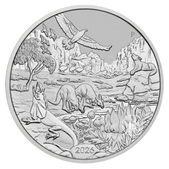 1 oz (31.10 g) platininė moneta Wonders of Australia - The Outback, Australija 2026